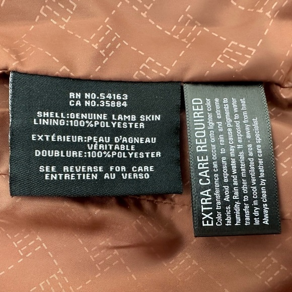 Cole Haan Leather Jacket - Picture 5 of 6